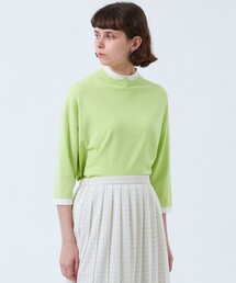 Cleric Collar Knit ワイドフィット(七分袖)