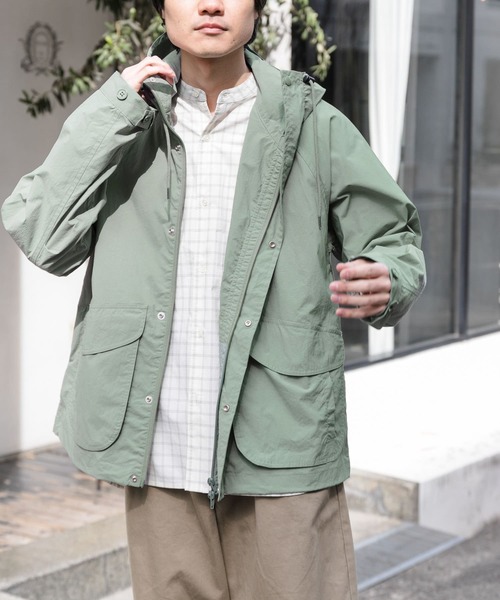 FORK&SPOON(フォークアンドスプーン)の「FORK&SPOON フーディージャケット(マウンテンパーカー・メンズ・スミクロ/グリーン系その他・5/4)」の15枚目の写真