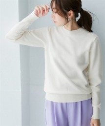 洗えるプチハイネックニット【毛玉になりにくいふんわりもちもち素材】