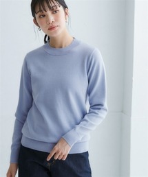 洗えるプチハイネックニット【毛玉になりにくいふんわりもちもち素材】