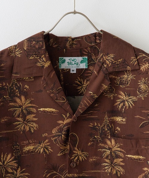 TWO PALMS(トゥーパームス)の「TWO PALMS/トゥーパームス S/S Hawaiian Shirt / Rayon GOLDEN VINTAGE シャツ(シャツ/ブラウス・メンズ・ダークグレー/ブラウン・XL/L/M)」の14枚目の写真