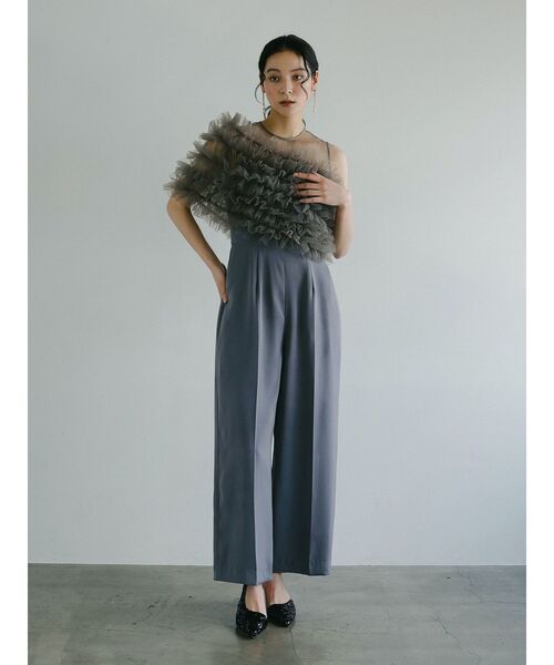 LADYチュールオフショルパンツドレス LADYチュールオフショルパンツドレス｜ラグナムーンの通販