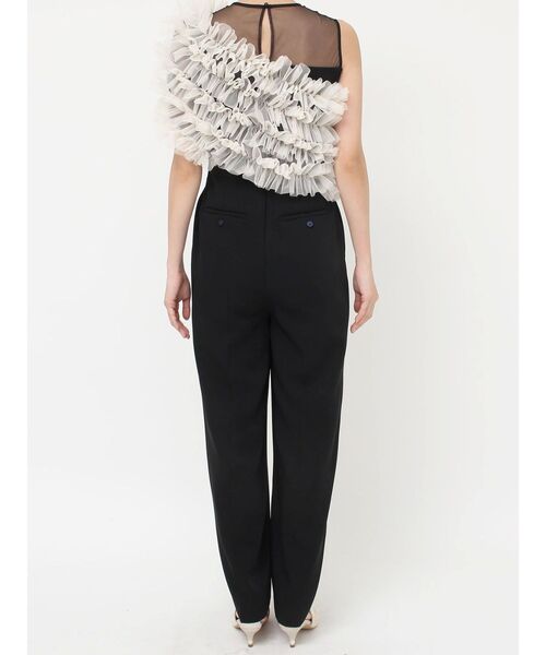 LAGUNAMOON(ラグナムーン)の「LADYチュールオフショルパンツドレス 結婚式 お呼ばれ(パンツドレス・レディース・チャコールグレー/ブラック/イエロー/グレー/その他1・SMALL/MEDIUM)」の22枚目の写真