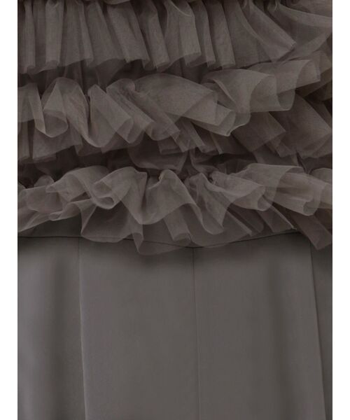 LAGUNAMOON(ラグナムーン)の「LADYチュールオフショルパンツドレス 結婚式 お呼ばれ(パンツドレス・レディース・チャコールグレー/ブラック/イエロー/グレー/その他1・SMALL/MEDIUM)」の12枚目の写真