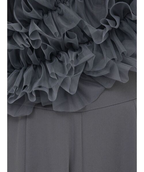 LAGUNAMOON(ラグナムーン)の「LADYチュールオフショルパンツドレス 結婚式 お呼ばれ(パンツドレス・レディース・チャコールグレー/ブラック/イエロー/グレー/その他1・SMALL/MEDIUM)」の13枚目の写真
