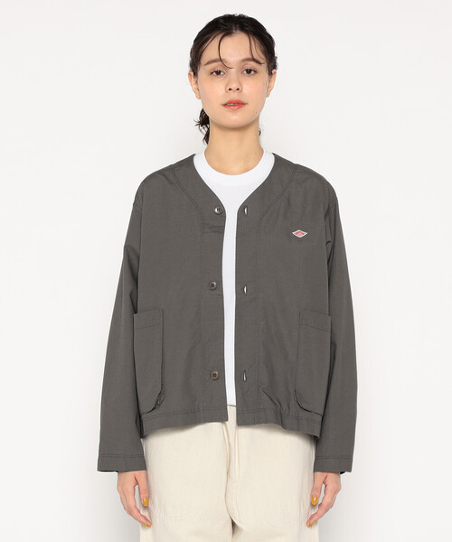 DANTON(ダントン)の「WOMEN'S DOWNPROOF CARDIGAN JACKET(ブルゾン・レディース・チャコール/ダークネイビー/オフホワイト・34/38/36)」の7枚目の写真