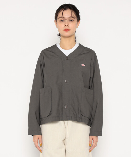 DANTON(ダントン)の「WOMEN'S DOWNPROOF CARDIGAN JACKET(ブルゾン・レディース・チャコール/ダークネイビー/オフホワイト・34/38/36)」の8枚目の写真