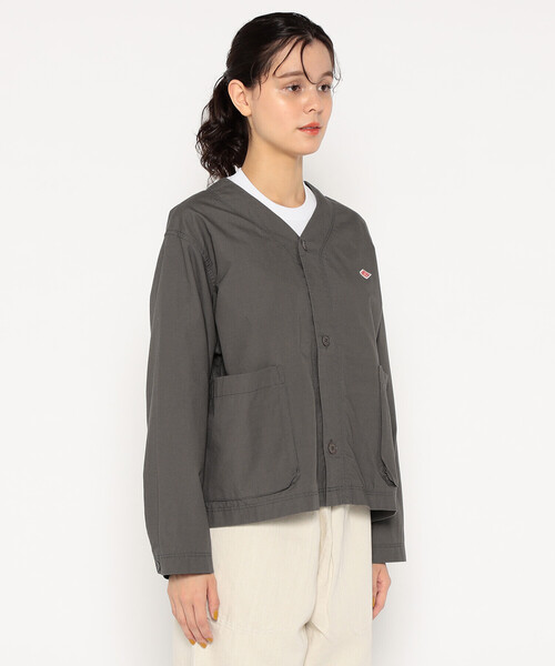 DANTON(ダントン)の「WOMEN'S DOWNPROOF CARDIGAN JACKET(ブルゾン・レディース・チャコール/ダークネイビー/オフホワイト・34/38/36)」の9枚目の写真
