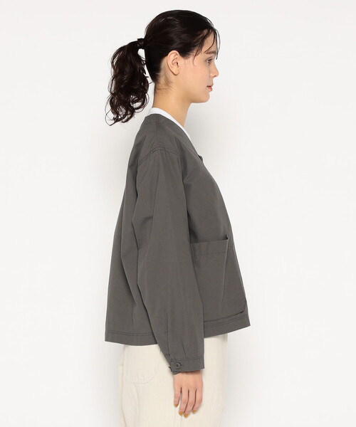 DANTON(ダントン)の「WOMEN'S DOWNPROOF CARDIGAN JACKET(ブルゾン・レディース・チャコール/ダークネイビー/オフホワイト・34/38/36)」の10枚目の写真