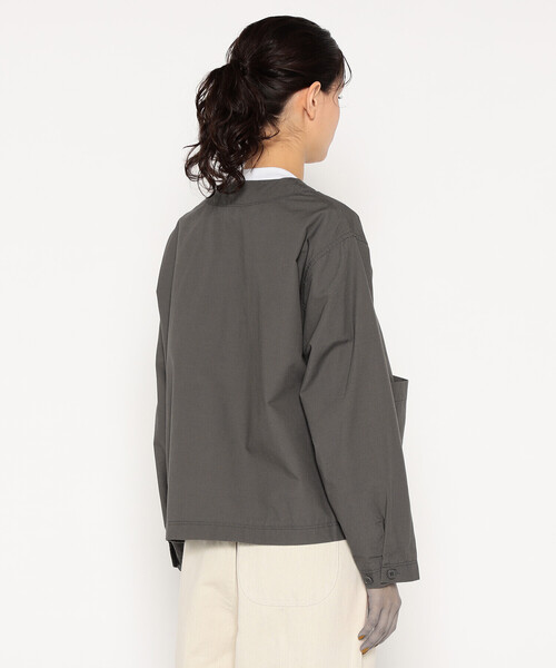 DANTON(ダントン)の「WOMEN'S DOWNPROOF CARDIGAN JACKET(ブルゾン・レディース・チャコール/ダークネイビー/オフホワイト・34/38/36)」の11枚目の写真