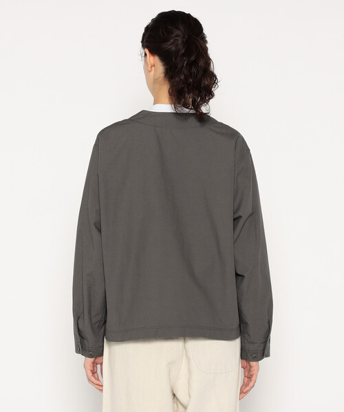 DANTON(ダントン)の「WOMEN'S DOWNPROOF CARDIGAN JACKET(ブルゾン・レディース・チャコール/ダークネイビー/オフホワイト・34/38/36)」の12枚目の写真