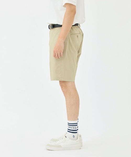 penguin BY MUNSINGWEAR(ペンギン バイ マンシングウェア)の「T/C chino short pants(チノパンツ・メンズ・ベージュ/ネイビー/グレー・M/L/XL)」の11枚目の写真