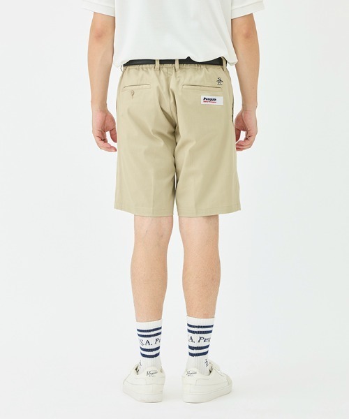 penguin BY MUNSINGWEAR(ペンギン バイ マンシングウェア)の「T/C chino short pants(チノパンツ・メンズ・ベージュ/ネイビー/グレー・M/L/XL)」の12枚目の写真