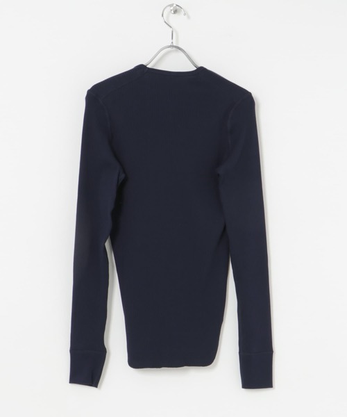 HAKUJI（ハクジ）の「HAKUJI　Organic cotton Long-Sleeve Pullover（Tシャツ/カットソー・レディース・ホワイト/ブラック/ネイビー・ONE）」の13枚目の写真