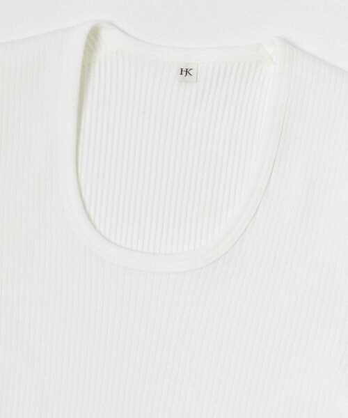 HAKUJI（ハクジ）の「HAKUJI　Organic cotton Long-Sleeve Pullover（Tシャツ/カットソー・レディース・ホワイト/ブラック/ネイビー・ONE）」の16枚目の写真