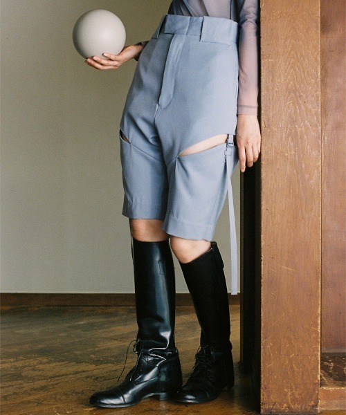 【美品】TELOPLAN テーロプラン Poldi Pleats Pants Poldi Pleats Pants / Black – TELOPLAN