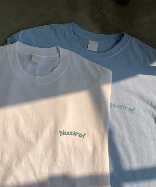 Nana（ナナ）の「ミニロゴTシャツ（Tシャツ/カットソー・レディース・ホワイト/ブルー・FREE）」の3枚目の写真