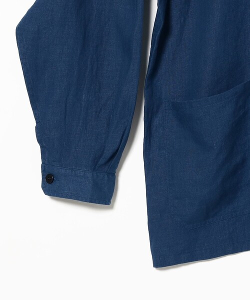 ORCIVAL（オーシバル）の「ORCIVAL / リネン ブルゾン（ブルゾン・メンズ・ブルー/チャコールグレー・5/4）」の10枚目の写真