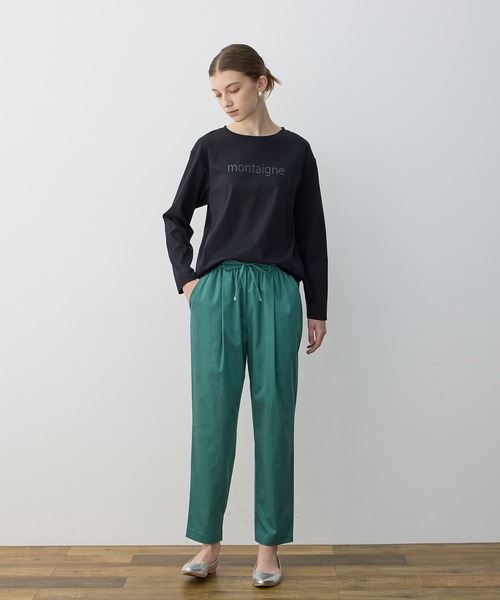 LE SOUK HOLIDAY（ルスークホリデー）の「【2025年春夏】ロゴプリントT（Tシャツ/カットソー・レディース・ブラック/オフホワイト・M/L）」の7枚目の写真