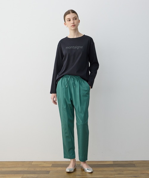 LE SOUK HOLIDAY（ルスークホリデー）の「【2025年春夏】ロゴプリントT（Tシャツ/カットソー・レディース・ブラック/オフホワイト・M/L）」の8枚目の写真