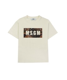 MSGM（エムエスジーエム）の「MSGMカモフラージュ BOXロゴ Tシャツ（Tシャツ/カットソー）」