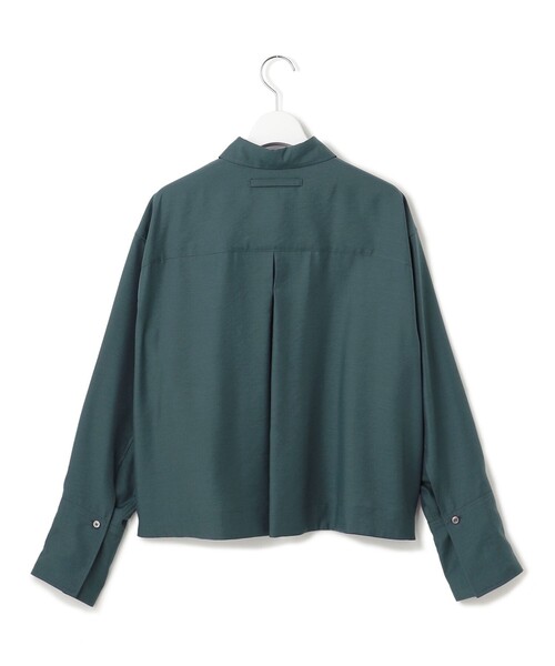 23区（ニジュウサンク）の「【Oggi5月号掲載/接触冷感/速乾性】シアータンブラー シャツ（シャツ/ブラウス・レディース・ブラック系/ベージュ系/ダークブラウン系/ダークグリーン系・38）」の21枚目の写真