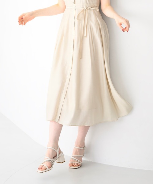 MISCH MASCH(ミッシュマッシュ)の「ダブルフリルシャツワンピース(ワンピース・レディース・ブルー/チャコールグレー/ベージュ/グリーン・S/M)」の10枚目の写真