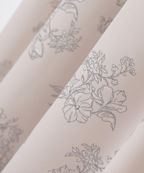 Honeys（ハニーズ）の「フレア袖ワンピース（ワンピース・レディース・ホワイト系その他/サックスブルー系/ベージュ系その他・L/LL/M/S）」の17枚目の写真