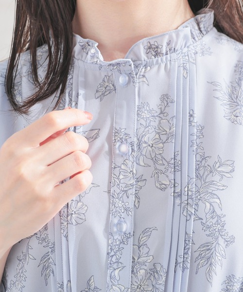 Honeys（ハニーズ）の「フレア袖ワンピース（ワンピース・レディース・ホワイト系その他/サックスブルー系/ベージュ系その他・L/LL/M/S）」の21枚目の写真