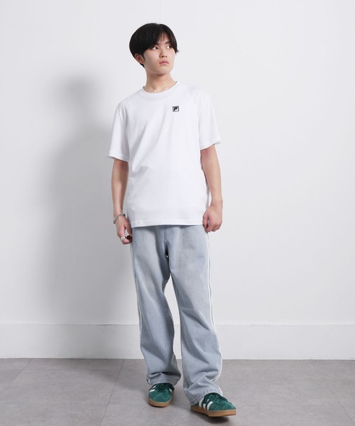 FILA(フィラ)の「【FILA】 DRY アソート 半袖 Tシャツ / バックプリント / ワンポイント ロゴ刺繍(Tシャツ/カットソー・レディース・ホワイト系/ブラック系/ライトグレー系/ネイビー系/ライトグレー/ブラック/ネイビー/ホワイト・MEDIUM/LARGE/X-LARGE)」の21枚目の写真