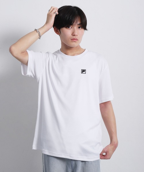 FILA(フィラ)の「【FILA】 DRY アソート 半袖 Tシャツ / バックプリント / ワンポイント ロゴ刺繍(Tシャツ/カットソー・レディース・ホワイト系/ブラック系/ライトグレー系/ネイビー系/ライトグレー/ブラック/ネイビー/ホワイト・MEDIUM/LARGE/X-LARGE)」の16枚目の写真