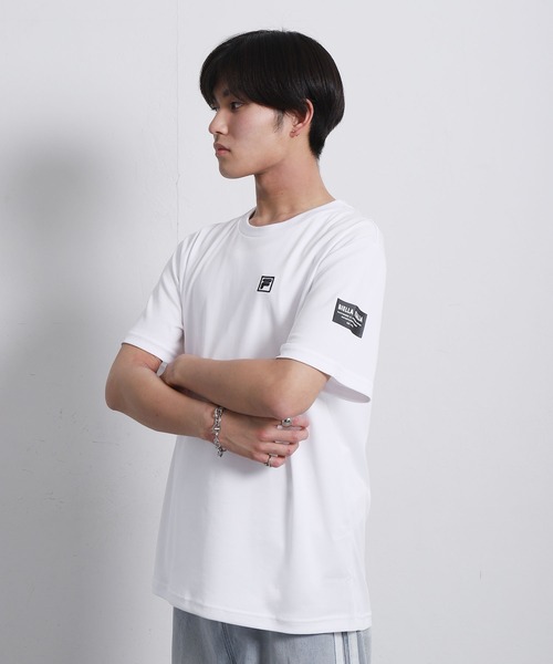 FILA(フィラ)の「【FILA】 DRY アソート 半袖 Tシャツ / バックプリント / ワンポイント ロゴ刺繍(Tシャツ/カットソー・レディース・ホワイト系/ブラック系/ライトグレー系/ネイビー系/ライトグレー/ブラック/ネイビー/ホワイト・MEDIUM/LARGE/X-LARGE)」の18枚目の写真
