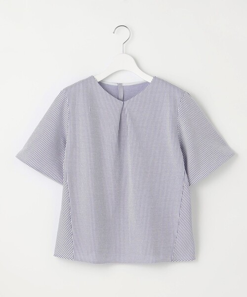 J.PRESS(ジェイプレス)の「【洗える・抗菌防臭・吸水速乾】サッカージャージー ペプラム カットソー(Tシャツ/カットソー・レディース・イエロー系1/ブルー系1/ふじ色系1/ブラウン系1・T13/T15)」の18枚目の写真