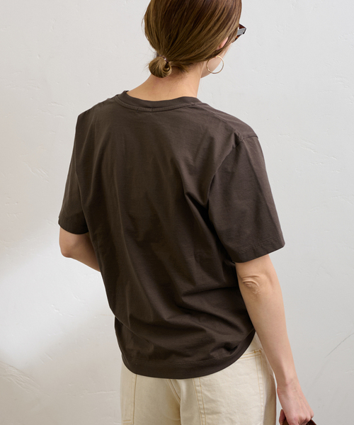 ≪追加≫LOEFF/ロエフ 別注スビン天竺VネックTシャツ（Tシャツ