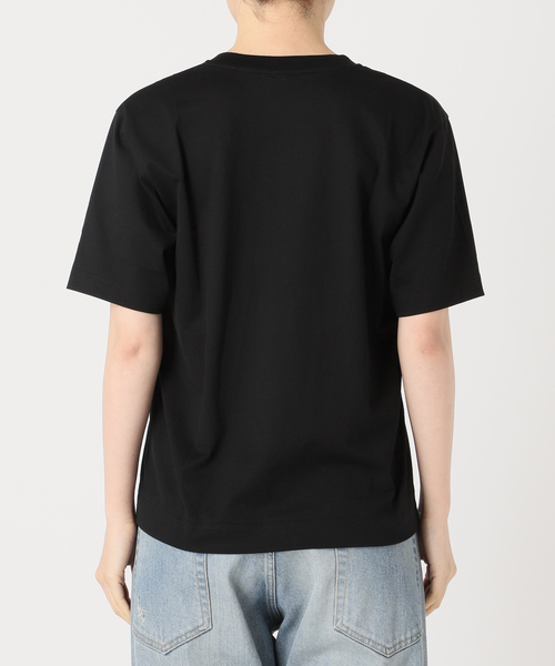 〈FRAMeWORK 〉LOEFF 別注スビン天竺VネックTシャツ/ネイビー ≪追加≫LOEFF/ロエフ 別注スビン天竺VネックTシャツ（Tシャツ