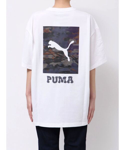 PUMA(プーマ)の「PUMA MURUA SS TEE(Tシャツ/カットソー・レディース・ホワイト/ブラック・FREE)」の13枚目の写真