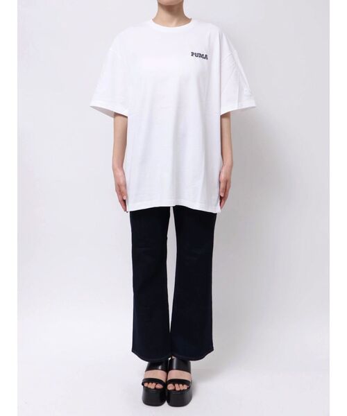 PUMA(プーマ)の「PUMA MURUA SS TEE(Tシャツ/カットソー・レディース・ホワイト/ブラック・FREE)」の19枚目の写真