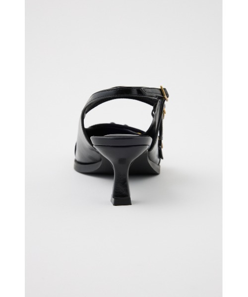 SLY（スライ）の「BELTED SLING PUMPS ベルティド スリング パンプス（パンプス・レディース・ブラック/アイボリー・MEDIUM/SMALL/LARGE）」の19枚目の写真