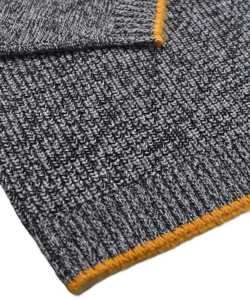 sneeuw(スニュウ)の「ラインタートルニット(ニット/セーター・レディース・ブラック/グリーン・1/3)」の10枚目の写真