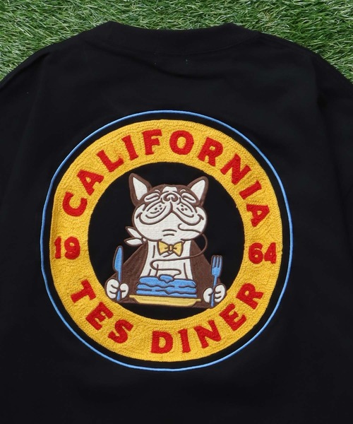 The Endless Summer(エンドレスサマー)の「TES CALIFORNIA DINER EMB BIG T-SHIRT / ビッグシルエットTシャツ(Tシャツ/カットソー・メンズ・ホワイト/ブラック/ブラウン/ネイビー・X-LARGE/LARGE/MEDIUM/SMALL)」の15枚目の写真
