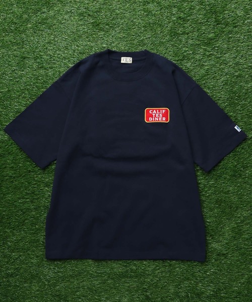 The Endless Summer(エンドレスサマー)の「TES CALIFORNIA DINER EMB BIG T-SHIRT / ビッグシルエットTシャツ(Tシャツ/カットソー・メンズ・ホワイト/ブラック/ブラウン/ネイビー・X-LARGE/LARGE/MEDIUM/SMALL)」の21枚目の写真