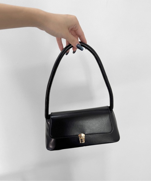 LVEU.(ラブユ.)の「【LVEU.】クラシックハンドバッグ / バッグ 鞄 BAG ハンドバッグ クラシカル フォーマル 合成皮革 合皮 ブラック ZOZOTOWN限定(ハンドバッグ・レディース・ブラック・FREE)」の13枚目の写真