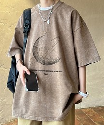 《PLANET惑星プリントオーバーサイズTシャツ