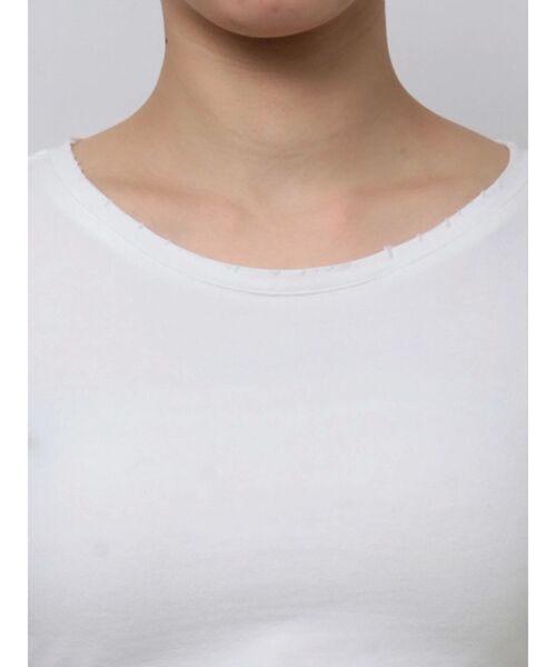 EMODA（エモダ）の「ハングストリングTシャツ（Tシャツ/カットソー・レディース・ホワイト/ネイビー/ブラック・FREE）」の8枚目の写真