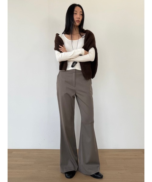 ブーツカットスラックス（スラックス）｜Didot.showroom（ディドット