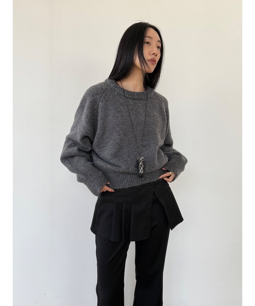 Didot.showroom（ディドット ショールーム）の「ブーツカットスラックス（スラックス・レディース・ブラック/ブラウン・S/M）」の5枚目の写真