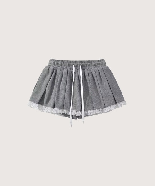 LA POMME petit(ラポミ・プチ)の「Sweet Lace Sweat Set Up(セットアップ・レディース・グレー・SMALL/MEDIUM/LARGE)」の4枚目の写真