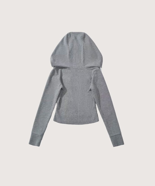 LA POMME petit(ラポミ・プチ)の「Sweet Lace Sweat Set Up(セットアップ・レディース・グレー・SMALL/MEDIUM/LARGE)」の3枚目の写真
