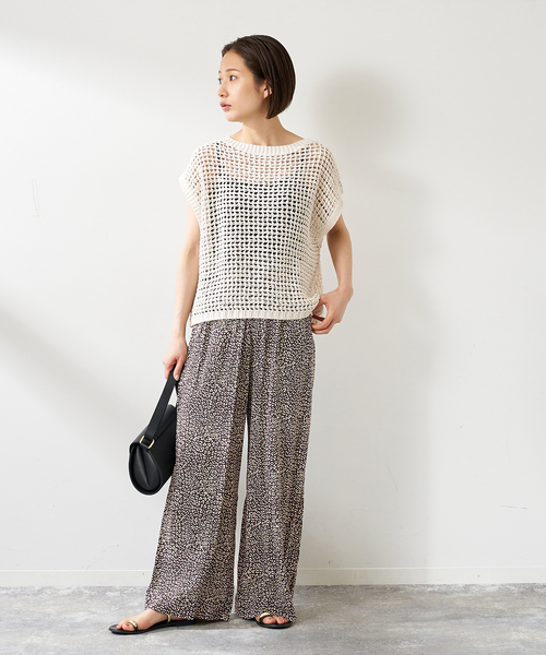 別注》【LUSANA / ルサーナ】CICI PANTS：パンツ（その他パンツ