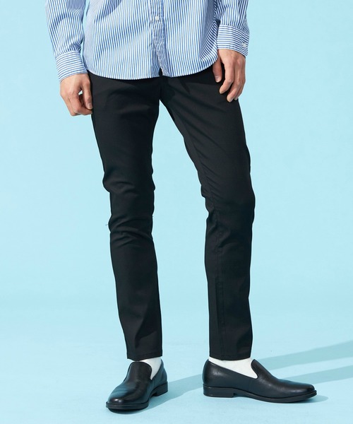 EDWIN（エドウィン）の「EDWIN エドウィン【夏用】ハタラクロ メンズ COOL スキニーパンツ ストレッチ 涼しい（その他パンツ・メンズ・ブラック・MEDIUM/LARGE/X-LARGE/SMALL）」の2枚目の写真